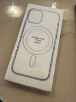 Прозрачный чехол для iPhone 15 Pro с поддержкой MagSafe/ магсейф на Айфон 15 про для использования магнитных аксессуаров, противоударный #41, Vladislav T.