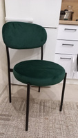 стул мягкий для кухни Vortex зеленый металл 1 шт #2, Юлия П.