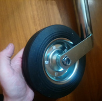 Опорное подкатное колесо с хомутом для легкового прицепа #7, Дмитрий Г.