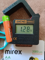 Аккумуляторные батарейки Mirex пальчиковые АА 2000 mAh Ni-Mh 1,2V 2 шт #4, Никита