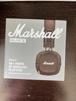 Marshall Наушники с микрофоном Marshall Major IV, Bluetooth, 3.5 мм, коричневый #3, Александр П.