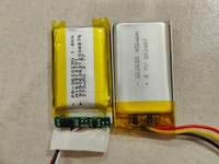 Аккумулятор 3.7v 450mAh 3pin + разъем (фишка) коннектор 602035 062035 Li-Pol универсальная аккумуляторная батарея 6x20x35 3 провода #31, Максим П.