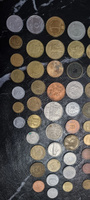 Набор иностранных монет, разные года, 100 шт. (сост. на фото) #4, Антон С.