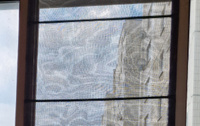 Москитная сетка 160х300 см серая, профессиональное стекловолокно Fiberglass Fireproof от летающих насекомых комаров мух, антимоскитное полотно на пластиковое окно, балконную дверь ПВХ, кровать коляску #30, Ромэлла Д.