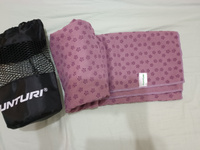 Полотенце для йоги 180-63 см Tunturi Yoga Towel с мешком для переноски, розовое #7, Irina D.
