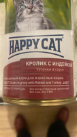 Влажный корм для кошек Happy Cat кролик,индейка (12шт х 400гр) #42, Екатерина Л.