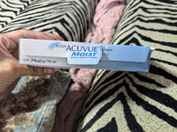 Однодневные контактные линзы Acuvue 1-Day Moist, 30 шт. R: 8.5, D: -2.50 #22, Эльвира И.