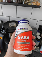 GABA / ГАБА , Now Foods, 500 мг, 100 капсул #19, Елена Т.