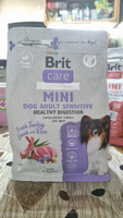 Сухой корм для взрослых cобак минипород BRIT CARE Mini с индейкой и ягненком "Ad.Sensitive.Healthy Digestion", 0.4кг #39, Олег С.