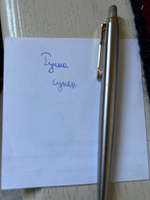 Ручка шариковая Parker Jotter Core Stainless Steel Gt, корпус серебристый, позолоченные детали, синяя #4, Платон С.