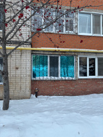 Пленка самоклеющаяся на окно, зеркальная солнцезащитная пленка Blue 15 - комплект на двухстворчатое окно #2, Шафкат Я.