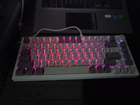 Механическая игровая клавиатура Attack Shark K85 Magnetic Grey RGB (RUS) Web, Rapid trigger, проводная, 82 кнопоки, HotSwap, Gasket #17, Андрей Б.