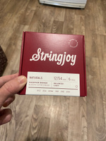 Cтруны для акустической гитары Stringjoy Naturals Light Gauge Phosphor Bronze Acoustic Guitar Strings, 12-54 #3, Иван Ж.