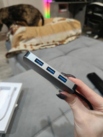 Разветвитель Type-C 5 в 1 USB/PD Hub Lyambda Slim Aluminum LC118 Gray #1, Александр Р.