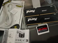 Kingston Fury Оперативная память Beast Black DDR5 4800 МГц 2x16 ГБ (KF548C38BB-16) #5, Николай А.