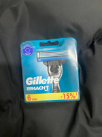 Сменные кассеты Gillette Mach3 с 3 лезвиями для бритья, 6 шт #2, Денис К.