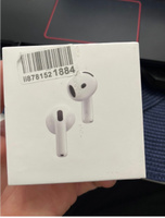 Беспроводные наушники Apple AirPods 4 с активным шумоподавлением ANC (MXP93), Type-C, белые #7, Евгений Р.