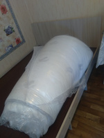 Ортопедический пружинный матрас Eco Mattress ISk 100x190 см, ППУ, с кокосом, разной жесткости, в рулоне #73, Зинаида Г.