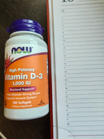 NOW Foods, Витамин D3, 1000 МЕ, 180 капсул, Vitamin D-3 #23, Екатерина Р.