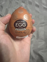 Мастурбатор TENGA EGG GEAR одноразовый рельефный стимулятор яйцо тенга с пробником лубриканта #4, Серафима С.