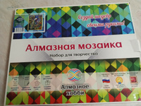 Алмазная мозаика на подрамнике Картина стразами Алмазное хобби "Красивый павлин" 40х50 #9, София