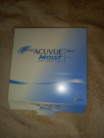 Однодневные контактные линзы Acuvue 1-Day Moist, 90 шт. R: 8.5, D: -3.75 #13, Анжела Т.