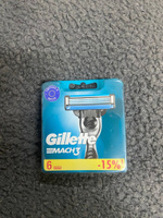 Сменные кассеты Gillette Mach3 с 3 лезвиями для бритья, 6 шт #3, Захар Т.