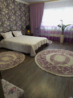 AVALON CARPET Ковер Amatis lux 36567A, винтажный, светлый с лиловым узором, из полиэстера с шелковым блеском, на пол в спальню или гостиную, круглый, 2 x 2 м #7, Людмила Б.