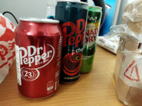 Набор газированного напитка Dr Pepper Classic (Доктор Пеппер Классик) / Dr Pepper Cherry/Canada Dry 6х330 мл. #3, Fleshka