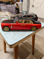 Машинка Rolls Royce PHANTOM. Металлическая модель Роллс Ройс Фантом 1:24 красный 24см #28, Сергей И.