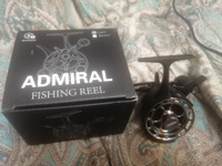 Катушка мультипликаторная для зимней ловли Admiral Fishing Reel 60(3+1bb), с курком, рукоять слева, передаточное отношение 3,2:1, цвет шпули металик #29, Сергей З.