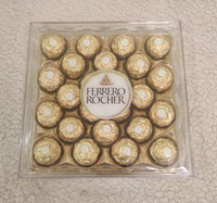 Конфеты хрустящие Ferrero Rocher, из молочного шоколада, с начинкой из крема и лесного ореха, 300 г (Бриллиант) #2, Александр Д.