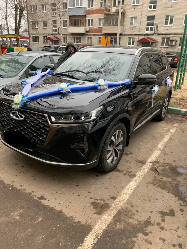 Комплект украшений на свадебный автомобиль