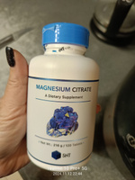 SNT MAGNESIUM CITRATE / СНТ МАГНИЯ ЦИТРАТ (для успокоения организма), 200 мг, 120 таблеток #4, Александра К.