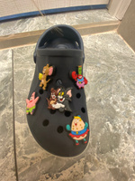 KLEPKI Джибитсы "Губка Боб" для crocs, сабо, набор 10шт, джиббитсы для крокс #34, Миланка эщ