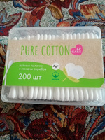 LP CARE Палочки ватные PURE COTTON с ионами серебра в коробке 200 шт #8, Светлана П.