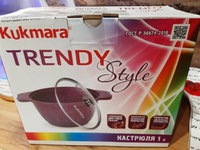 Кастрюля с крышкой Kukmara Trendy Style 1 л, MYSTERY #28, Елена Д.