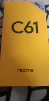 realme Смартфон С61 Ростест (EAC) 6/128 ГБ, зеленый, темно-зеленый #55, Дмитрий О.