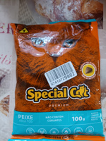 Сухой корм для кошек Special Cat Alimento Premium взрослых с лососем, Бразилия, 100 гр #7, Татьяна Л.