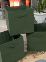 Коробка для хранения вещей, игрушек, белья Storage boxes, набор 3 шт., 31х31х31 #67, Елена Б.