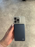 Магнитный повербанк с быстрой беспроводной зарядкой 10000 mAh Power bank MagSafe 20W пауэрбанк для телефона Midnight Blue #4, Ирина С.