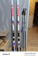 Комплект лыжный без насечек STC Sable XT TOUR (WAX, 190/150 (+/-5 см), крепление: NNN) бело-красно-синий #4, Артем Н.