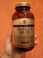 Solgar, Omega 3 "Омега-3", 950 мг, 100 капсул #38, Хошим Раджабов