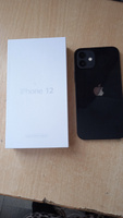 Apple Смартфон iPhone 12 Global 4/128 ГБ, черный, Восстановленный #71, Эльвира К.