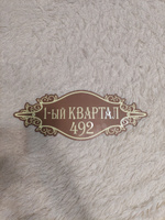 Адресная табличка светонакапливающая на дом 470х180 мм. "Домовой знак", коричневая, из алюминиевого композита и светонакапливающей пленки FES , УФ печать не выгорает #14, Сергей Г.