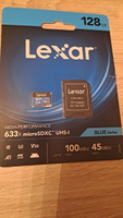 Карта памяти Lexar High Performance MicroSDHX 633x 128GB UHS-I Card BLUE Series #13, Варвара Г.