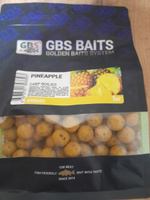 Бойлы GBS Baits прикормочные Ананас 20мм 1кг PINEAPPLE #7, Сергей П.