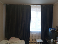 LUX CURTAIN Комплект штор декор 250х300см, черный #27, Кристина П.