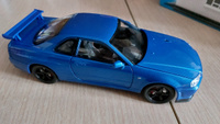 Коллекционная модель машинки Nissan Skyline GT-R R34 (Ниссан ГТР) масштаб 1:24 #45, Сергей З.