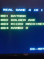 Сборник игр 4в1 Rambo3, Batman, Micro Machines, Golden Axe для SEGA 16bit #2, Олег Г.